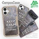 【Compos-Case】KEEP CALM AND OF FISHING　錆鉄