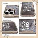 【Compos-Case】KEEP CALM AND OF FISHING　錆鉄