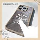 【Compos-Case】KEEP CALM AND OF FISHING　錆鉄
