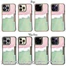 【Compos-Case】水彩ピンク&グリーン