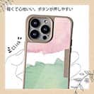 【Compos-Case】水彩ピンク&グリーン