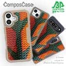 【Compos-Case】エギ柄　タイガーオレンジ