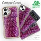 【Compos-Case】エギ柄　ピンクラメ