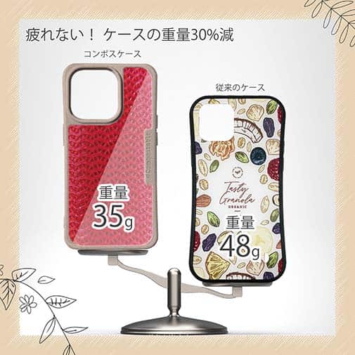 【Compos-Case】エギ柄　トマト