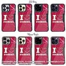 【Compos-Case】I love Fishing Red