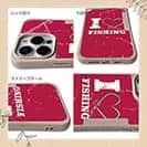 【Compos-Case】I love Fishing Red