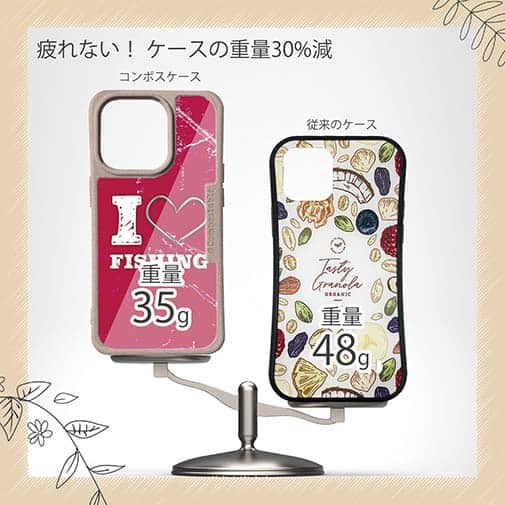 【Compos-Case】I love Fishing Red