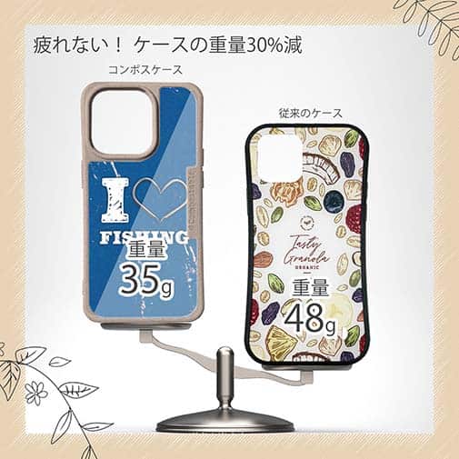 【Compos-Case】I love Fishing Blue