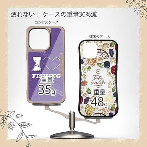 【Compos-Case】I love Fishing Purple
