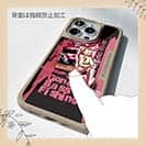 【Compos-Case】Gone Bass Fishing ローライダーポスター風　ライトレッド