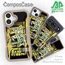 【Compos-Case】Gone Bass Fishing ローライダーポスター風　イエロー