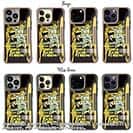 【Compos-Case】Gone Bass Fishing ローライダーポスター風　イエロー