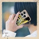 【Compos-Case】Gone Bass Fishing ローライダーポスター風　イエロー