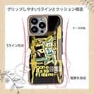 【Compos-Case】Gone Bass Fishing ローライダーポスター風　イエロー