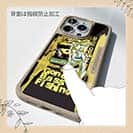 【Compos-Case】Gone Bass Fishing ローライダーポスター風　イエロー