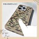 【Compos-Case】ブラックバス　迷彩柄　ブラウンカラー