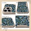 【Compos-Case】ブラックバス　迷彩柄　ブルー