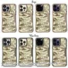 【Compos-Case】ブラックバス　迷彩大柄　ベージュカラー