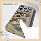 【Compos-Case】ブラックバス　迷彩大柄　ブラウンカラー