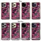 【Compos-Case】ブラックバス　迷彩大柄　レッドカラー