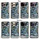 【Compos-Case】ブラックバス　迷彩大柄　ブルー