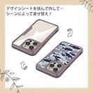 【Compos-Case】ブラックバス　迷彩大柄　ライトブルー