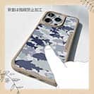 【Compos-Case】ブラックバス　迷彩大柄　ライトブルー