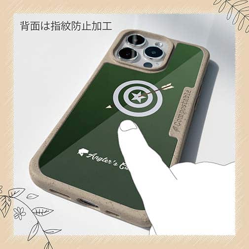 【Compos-Case】ダーツ　アングラーズケース　ロゴ入り　グリーン