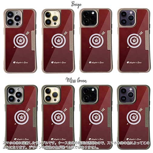 【Compos-Case】ダーツ　アングラーズケース　ロゴ入り　レッド