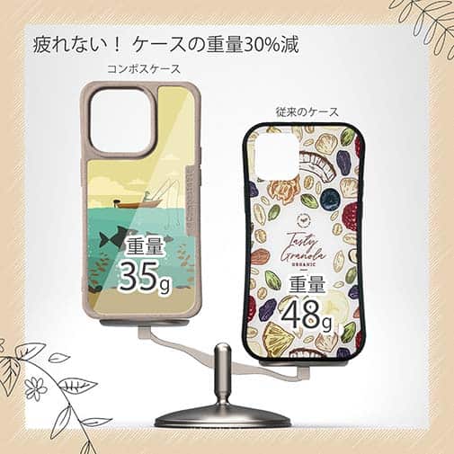 【Compos-Case】Fishing on the boat　イラスト