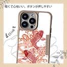 【Compos-Case】タトゥー風昇り鯉　レッド&ホワイト