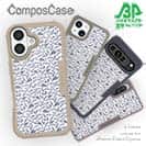 【Compos-Case】釣具のシームレスパターン　ホワイト