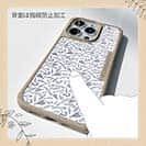 【Compos-Case】釣具のシームレスパターン　ホワイト