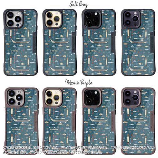 【Compos-Case】アメリカ先住民の漁具　シームレスデザイン