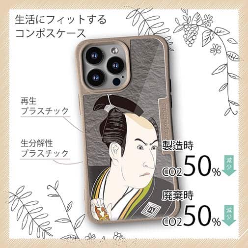 【Compos-Case】浮世絵　役者大首絵01