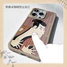 【Compos-Case】東洲斎写楽　 三世大谷鬼次の奴江戸兵衛のイラスト