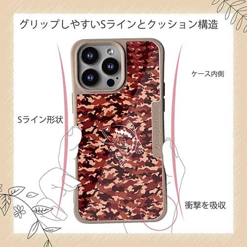 【Compos-Case】迷彩&ブラックバスのイラスト　パート4