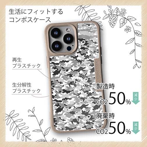 【Compos-Case】迷彩&ブラックバスのイラスト　パート5