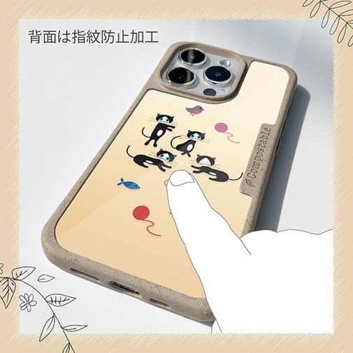 【Compos-Case】白黒猫の日常