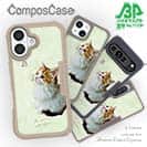 【Compos-Case】春の午後　蝶と子猫