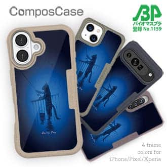 【Compos-Case】雨の日は釣りに出かける猫