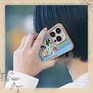 【Compos-Case】赤ワイン　大漁旗スマホケース　シーバス（スズキ）