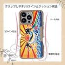 【Compos-Case】赤ワイン　大漁旗スマホケース　キハダマグロ