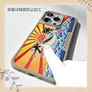 【Compos-Case】赤ワイン　大漁旗スマホケース　キハダマグロ