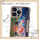 【Compos-Case】赤ワイン　大漁旗スマホケース　マダイ