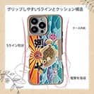 【Compos-Case】赤ワイン　大漁旗スマホケース　カワハギ