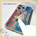 【Compos-Case】赤ワイン　大漁旗スマホケース　ブラックバス