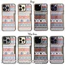 【Compos-Case】ノルディック柄 ブルー&レッド2