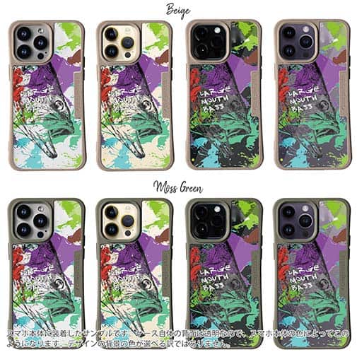 【Compos-Case】ブラックバス ペンキペイント