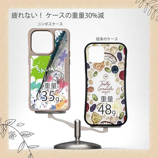 【Compos-Case】サケ(サーモン) ペンキペイント